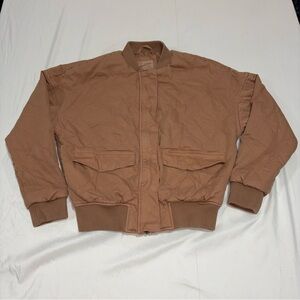 Universal Thread-Women's tan quilted full zipper jacket size XS
